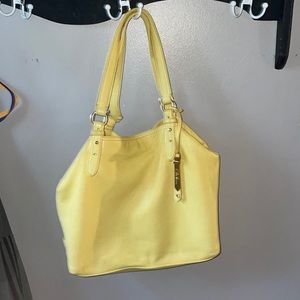 Cole Haan yellow shoulder bag